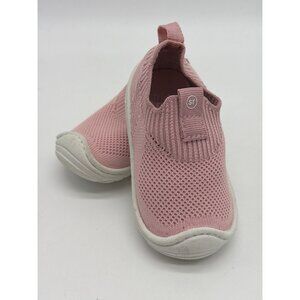 Stride Rite Pink Toddler Knit Slip-On Shoes Size 4M Lightweight & Flexible